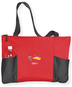 Double Pocket Zippered Tote