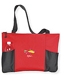 Double Pocket Zippered Tote