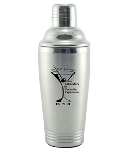 16 oz Brushed Stainless Steel Double Wall Shaker