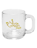10 oz Stacking Glass Mug