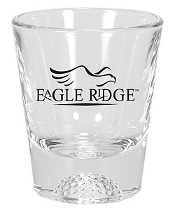 2 oz Golf Ball Base Shot Glass