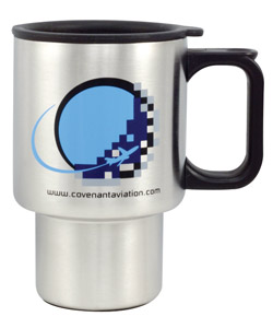 14 oz Brushed Stainless Steel Mug