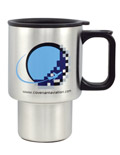 14 oz Brushed Stainless Steel Mug