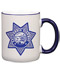 12 oz Ceramic Mug with Colored Rim 