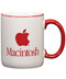 12 oz Ceramic Mug with Colored Rim 