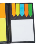 Leather Look Padfolio with Sticky Notes
