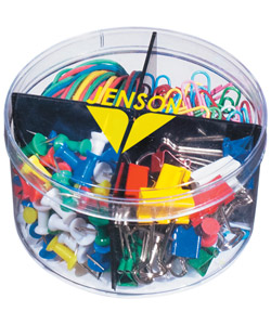 Round Clear Clip Organizer