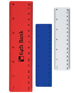 Plastic 6" Ruler