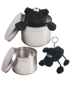 Sheep Key Ring in Tin