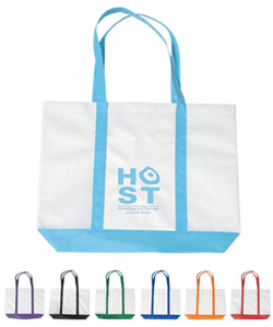 Non-Woven Tote with Trim Colors
