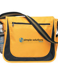 Messenger Bag with Matching Striped Handle