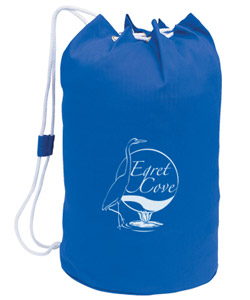 100% Cotton Drawstring Barrel Bag