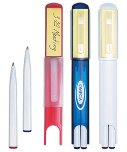 Twin Pen Set with Sticky Notes