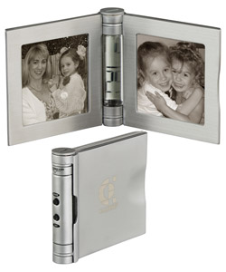 Icon Column Photo Frame Clock