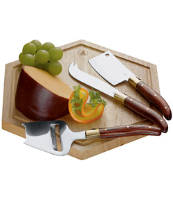Laguiole&amp;#65533; Cheese Board with Knives
