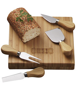 Moso Bamboo Cheese Board Set