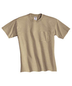 JERZEES&amp;#65533; 50/50 Cotton/Poly Pocket T-Shirt