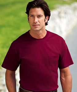 Hanes&amp;#65533; Beefy-T&amp;#65533; 100% Cotton T-Shirt with Pocket