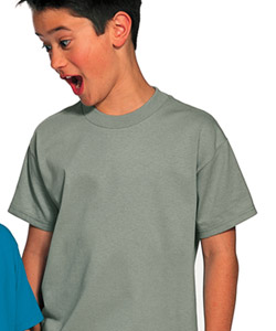 Hanes&amp;#65533; Heavyweight 50/50 Youth 50/50 Cotton/Poly T-Shirt
