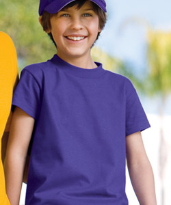 Hanes&amp;#65533; Beefy-T&amp;#65533; Youth 100% Cotton T-Shirt