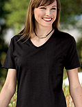 Hanes� Ladies V-Neck T-Shirt
