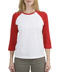 Hanes� Ladies 3/4 Raglan SleeveT-Shirt