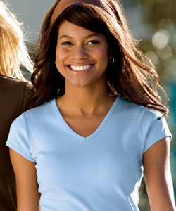 District Threads&amp;#65533; Ladies V-Neck Tee