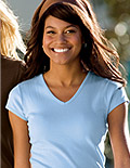 District Threads� Ladies V-Neck Tee
