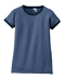 District Threads� Ladies Heathered Jersey Ringer Tee