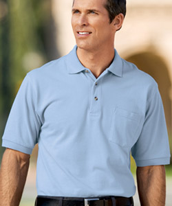 Port Authority&amp;#65533; Pique Knit Sport Shirt with Pocket