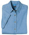 Port &amp; Company� Ladies Short Sleeve Value Denim Shirt