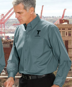 Port Authority Signature&amp;#65533; Stretch Poplin Shirt